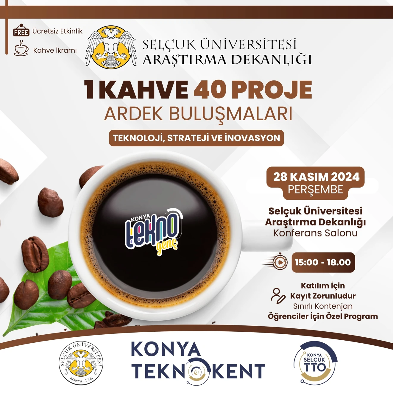 Araştırma Dekanlığı Duyurusu